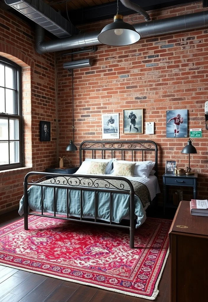 22 Awesome Teen Boy Bedroom Ideas Every Teenager Will Love! - 1. Industrial Chic Vibes