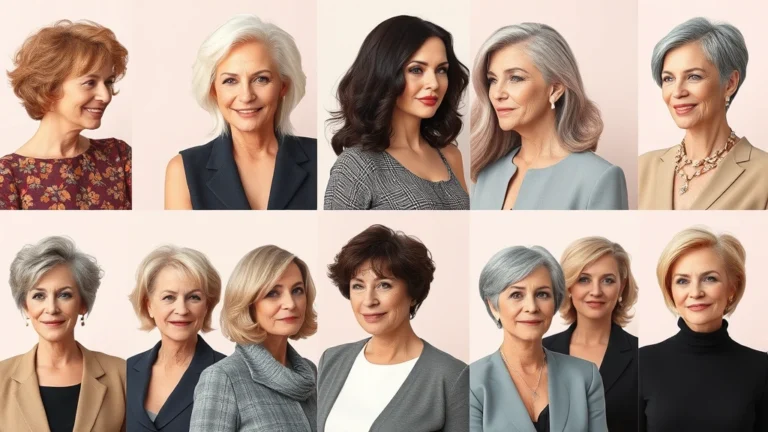 21 Stylish Haircuts for Women Over 50 That Will Make You Look Fabulous!