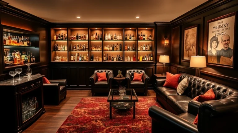 28 Dram-atic Whisky Lounge Room Ideas That’ll Elevate Your Home Decor Game!