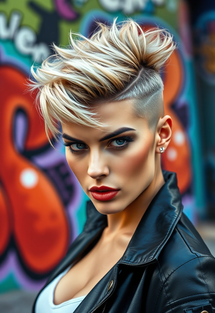 25 Beautiful Hairstyles With Wispy Bangs That Will Make Heads Turn! - 14. Bold Undercut with Bangs