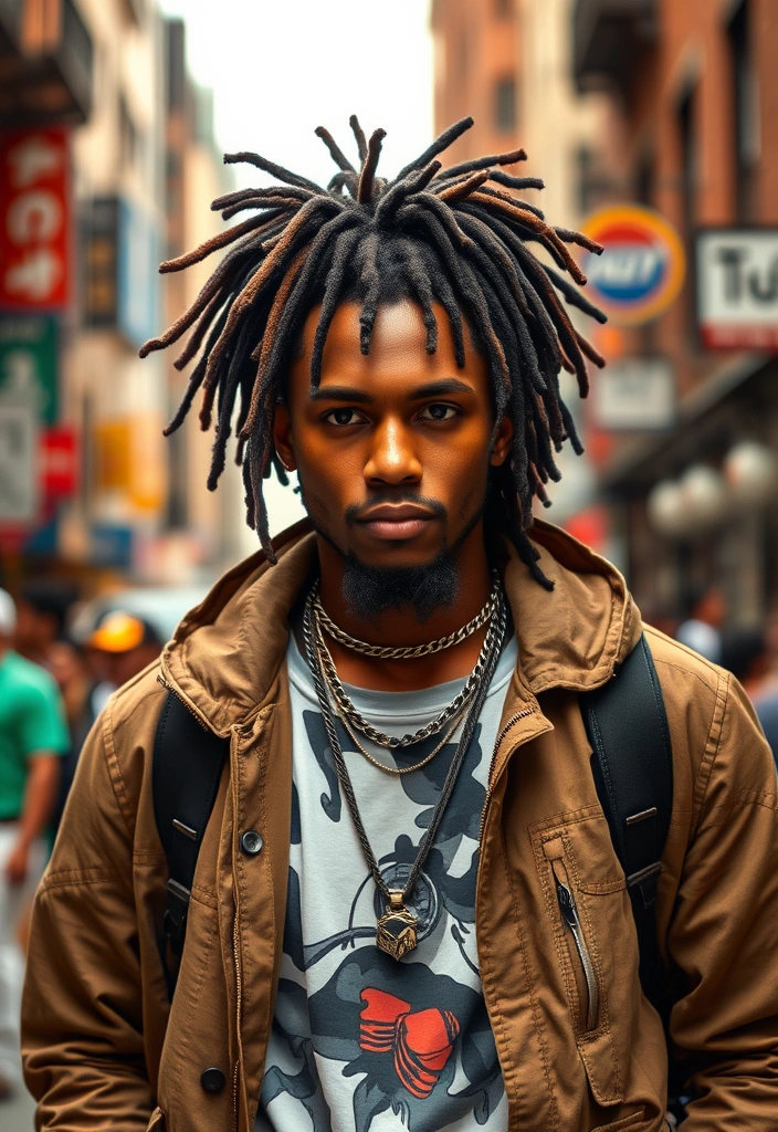 24 Nonchalant Dreadhead Styles That'll Make You Look Effortlessly Cool! - 19. Dreadlock Styles for Men