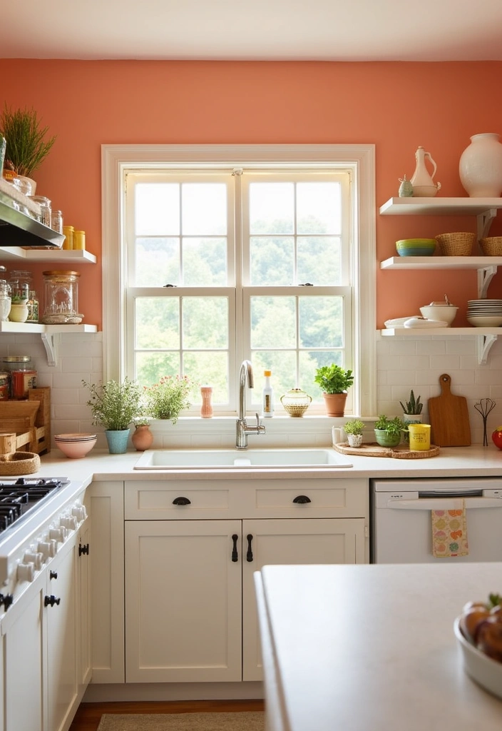 22 Best Paint Colors for Interior Walls That Will Transform Your Space! - 16. Lively Peach: Bright and Cheerful