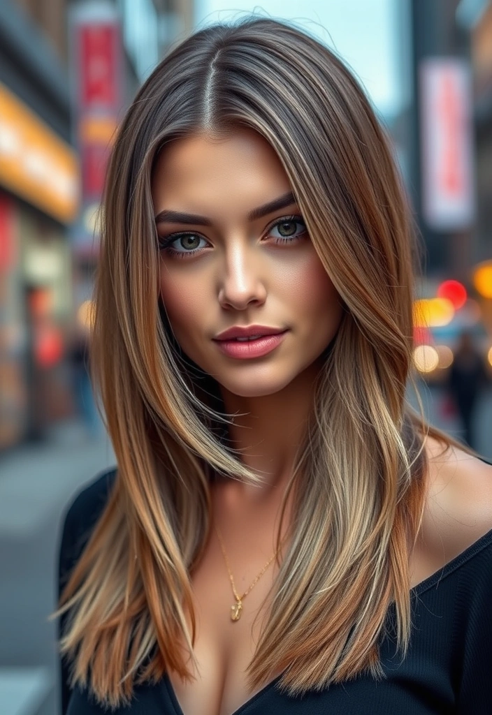 20 Bright Sun-Kissed Brunette Hair Ideas That Will Leave You Breathless! - 3. Light Ash Brown with Golden Undertones