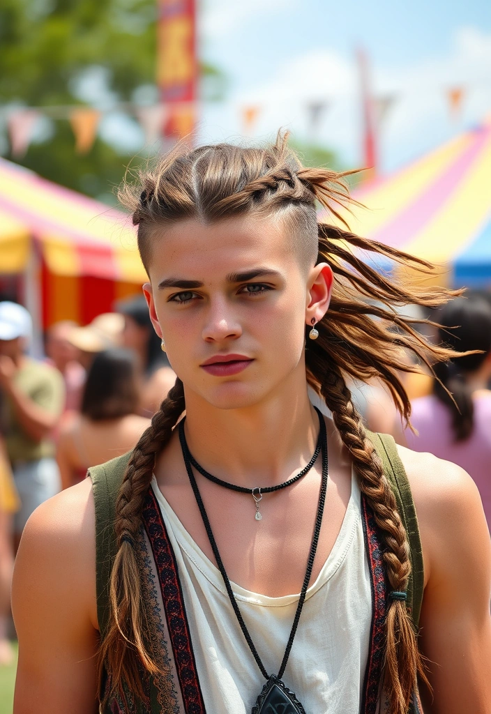 20 Modern Mullet Hairstyles for Men That Will Make You Look Instantly Cooler! - 9. The Braided Mullet