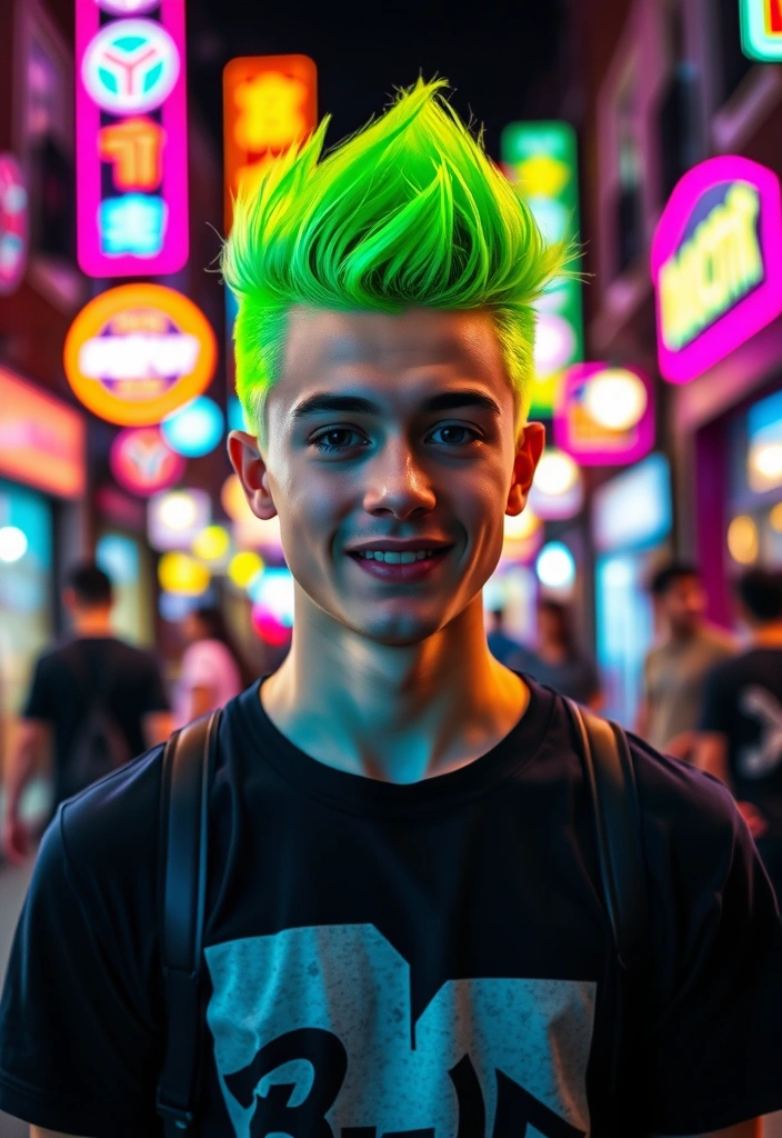 25 Bold Hair Dye Ideas That Will Transform Your Look Instantly! - 5. Neon Green