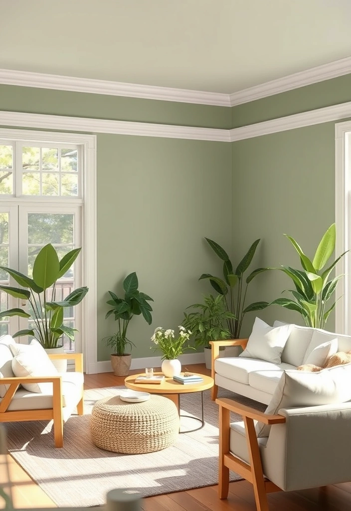 27 Stunning Paint Colors for Your Whole House That You’ll Absolutely Love! - 1. Soft Sage Green