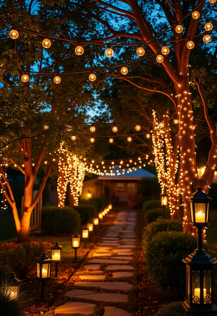 26 Secret Garden Ideas That'll Transform Your Outdoor Space into a Hidden Oasis! - 8. Garden Lighting