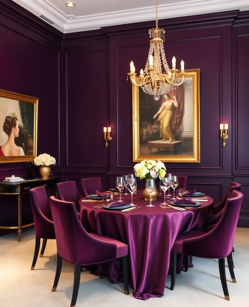 27 Stunning Paint Colors for Your Whole House That You’ll Absolutely Love! - 24. Bold Plum