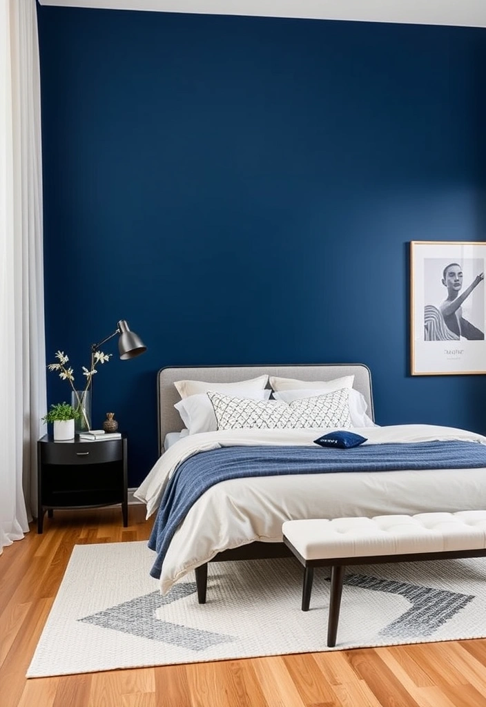 25 Trendy Bedroom Ideas For Men That Will Transform Your Space! - 4. Bold Accent Walls