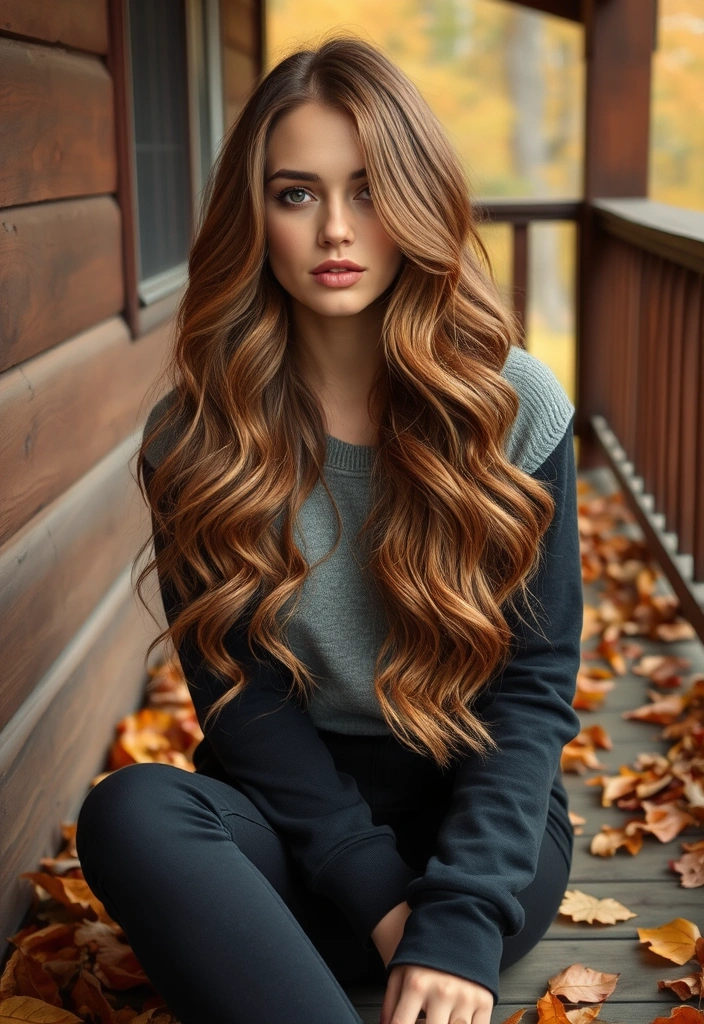 20 Bright Sun-Kissed Brunette Hair Ideas That Will Leave You Breathless! - 7. Rustic Burnt Sienna