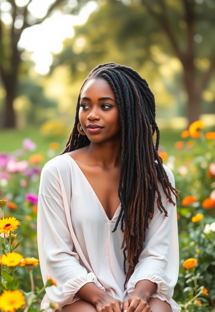 24 Nonchalant Dreadhead Styles That'll Make You Look Effortlessly Cool! - 11. Soft Dreadlocks