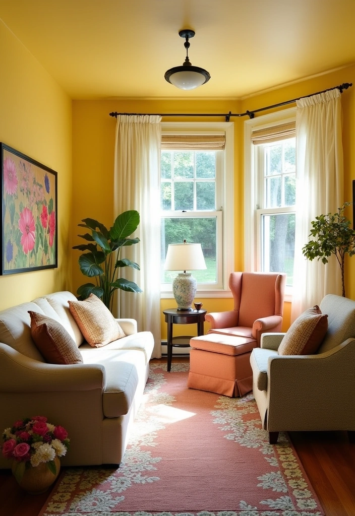 24 Best Paint Colors for a Basement That Will Transform Your Space! - 19. Pale Yellow