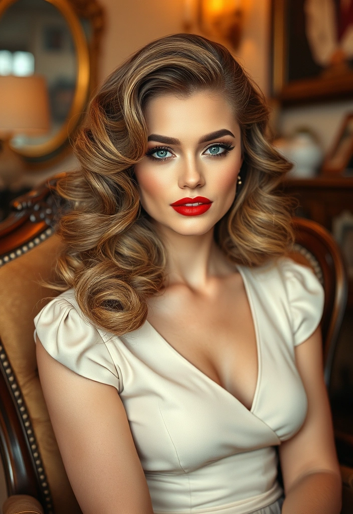 23 Chic Old Money Blonde Hairstyles That'll Make You Feel Like Royalty! - 5. Vintage Waves