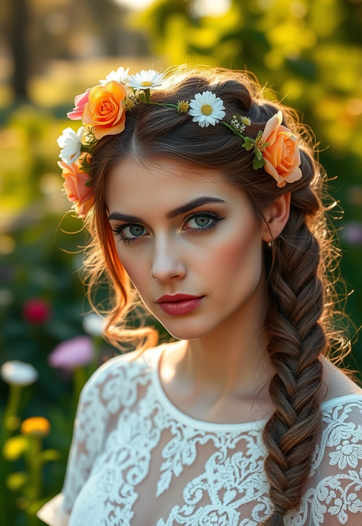 25 Timeless Vintage Hairstyles That Will Transform You into a Retro Queen! - 8. The Braided Crown