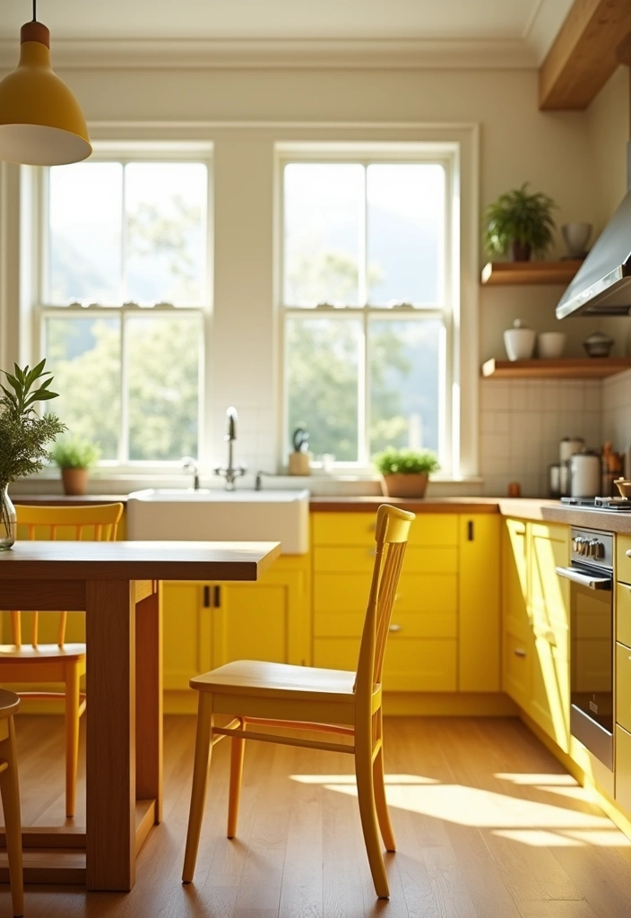 23 Best Paint Colors for Furniture That Will Transform Your Space! - 13. Bright Lemon Yellow