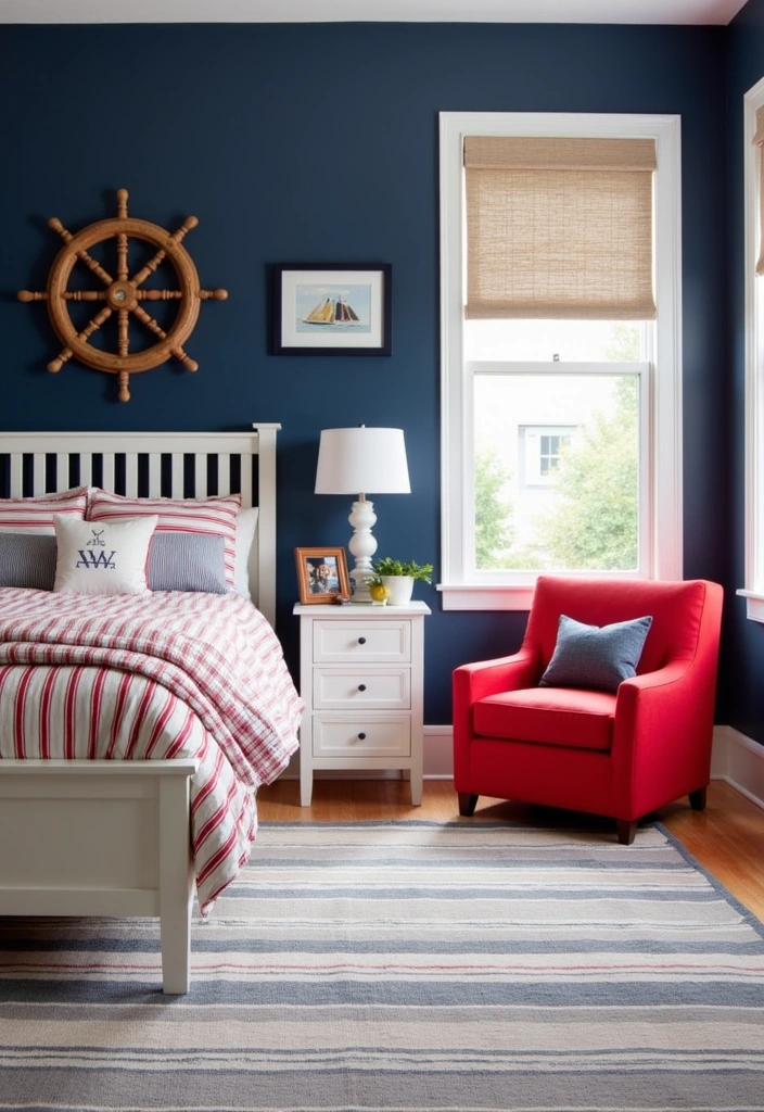 24 Best Paint Colors for Boys Room That Will Make You Want to Move In! - 4. Nautical Navy