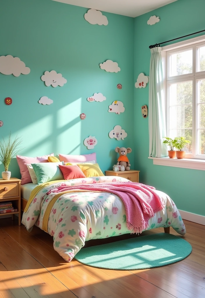 20 Best Paint Colors for Home That'll Transform Your Space Instantly! - 14. Playful Teal