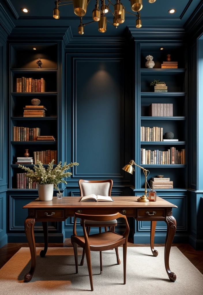 20 Best Paint Colors for Home That'll Transform Your Space Instantly! - 7. Rich Navy Blue