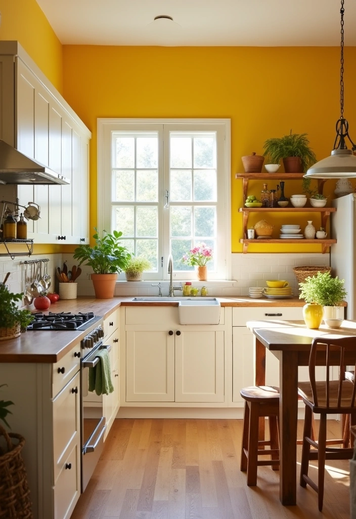 20 Best Paint Colors for Low Light Rooms That Will Transform Your Space! - 11. Golden Yellow