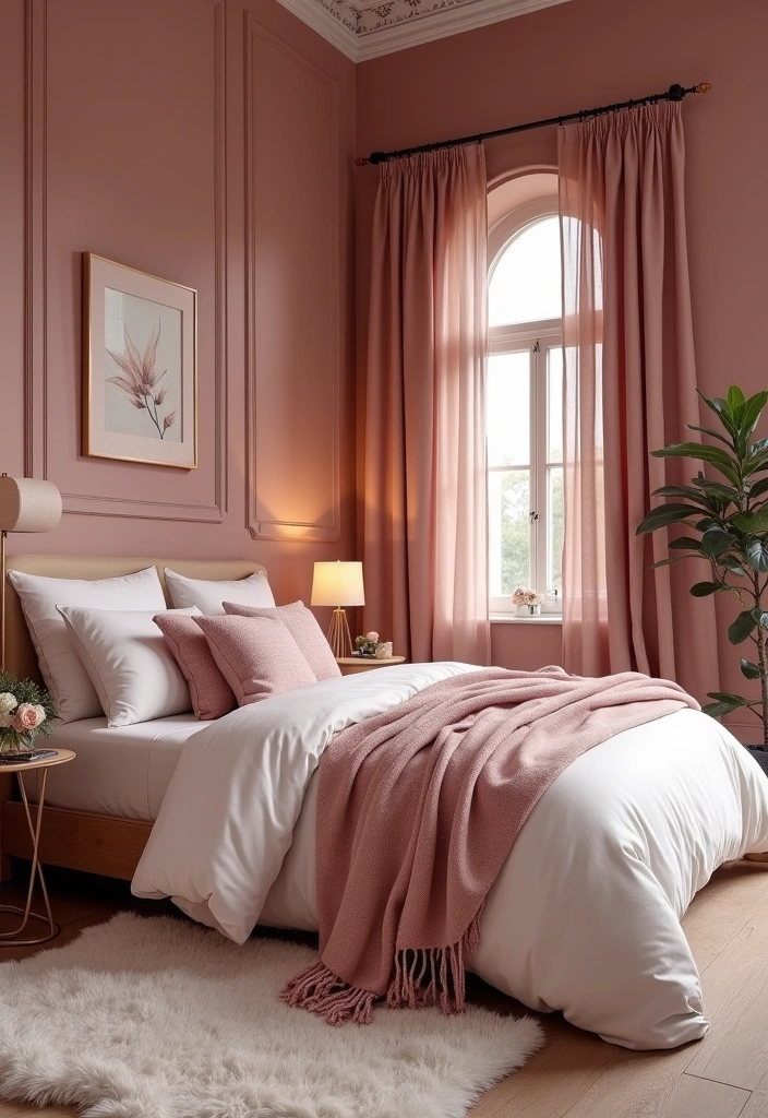 20 Best Paint Colors for Low Light Rooms That Will Transform Your Space! - 8. Dusty Rose