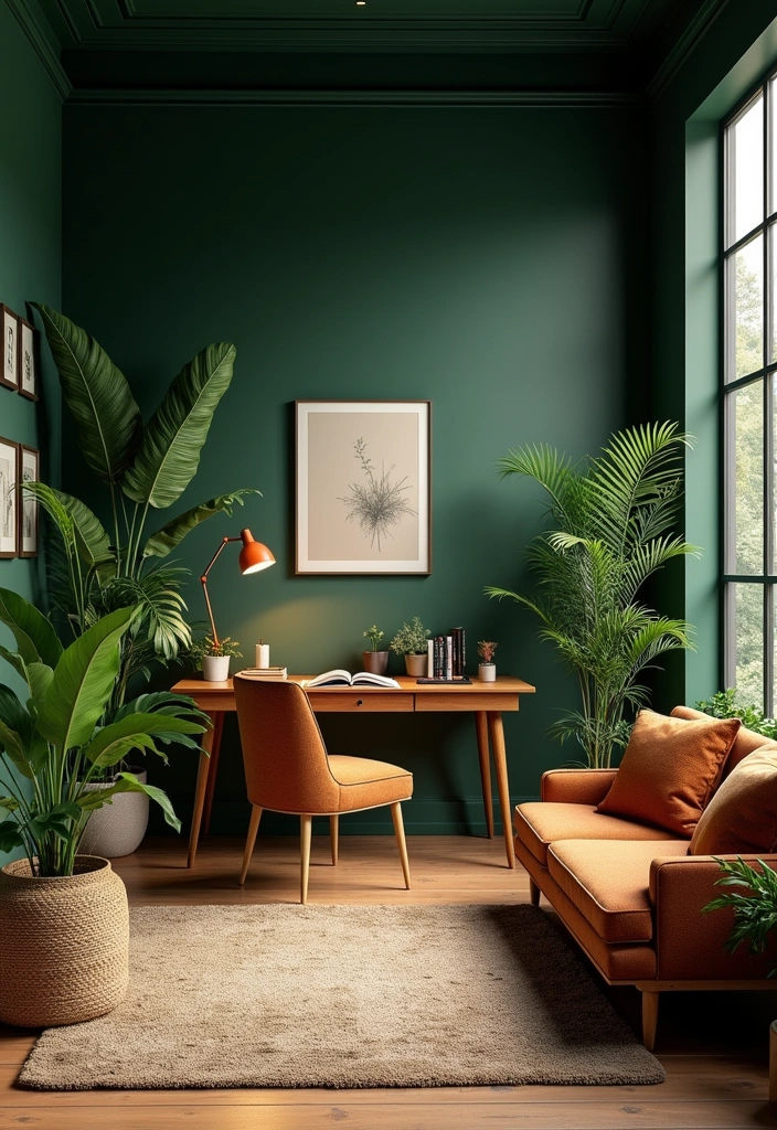 20 Best Paint Colors for Rental Property That Will Transform Your Space! - 16. Deep Forest Green