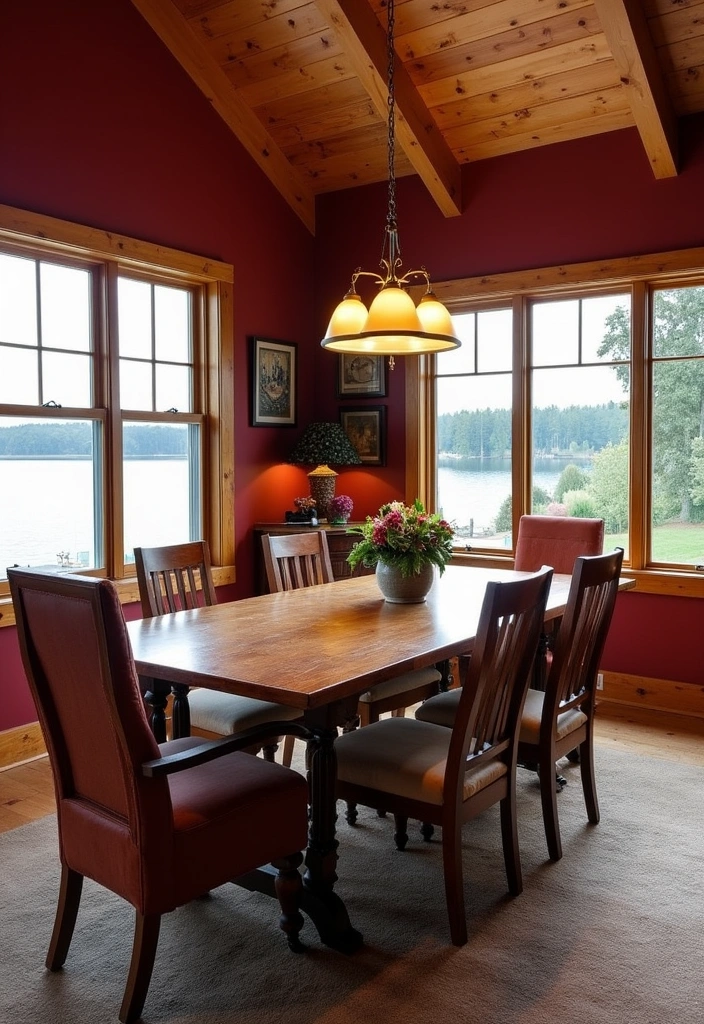 20 Timeless Lake House Paint Colors That Will Make You Want to Move to the Shore! - 18. Classic Cherry Red