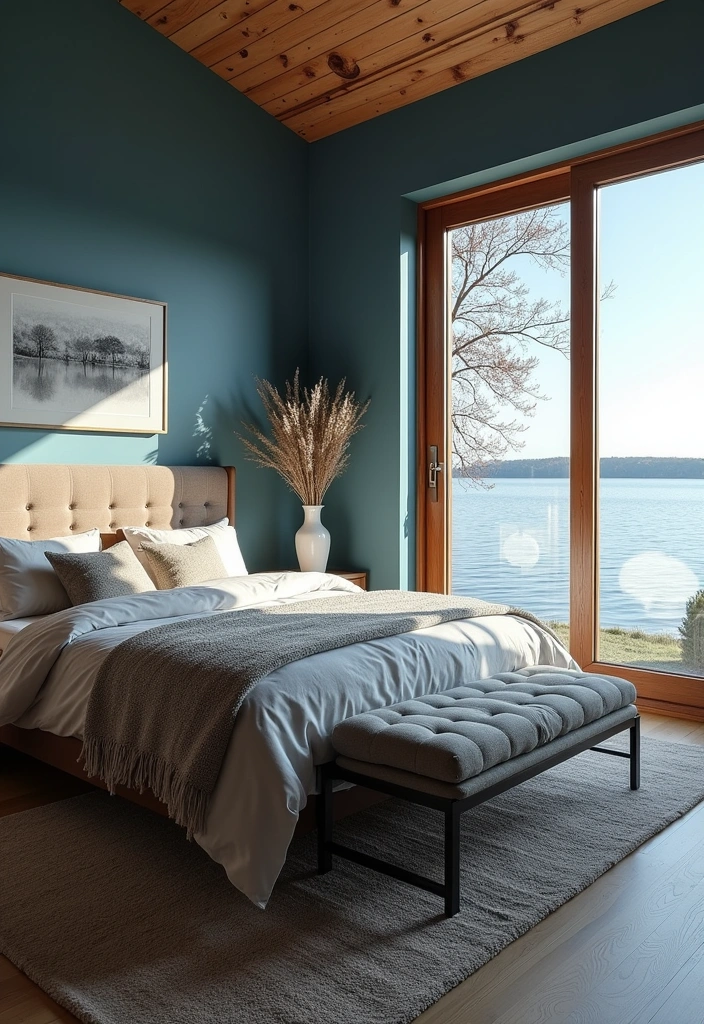 20 Timeless Lake House Paint Colors That Will Make You Want to Move to the Shore! - 19. Elegant Steel Blue