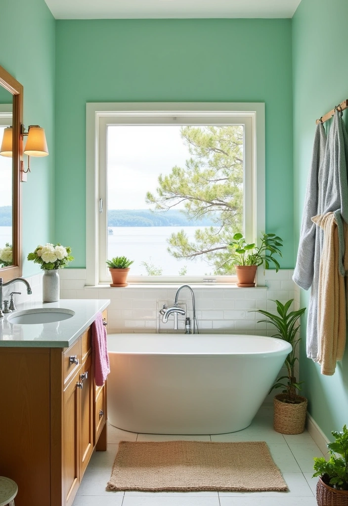 20 Timeless Lake House Paint Colors That Will Make You Want to Move to the Shore! - 5. Refreshing Mint Green