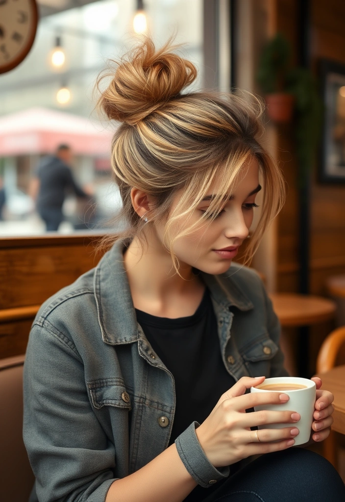 20 Hairstyles for Any and Every Hair Type That'll Transform Your Look Instantly! - 4. Messy Bun