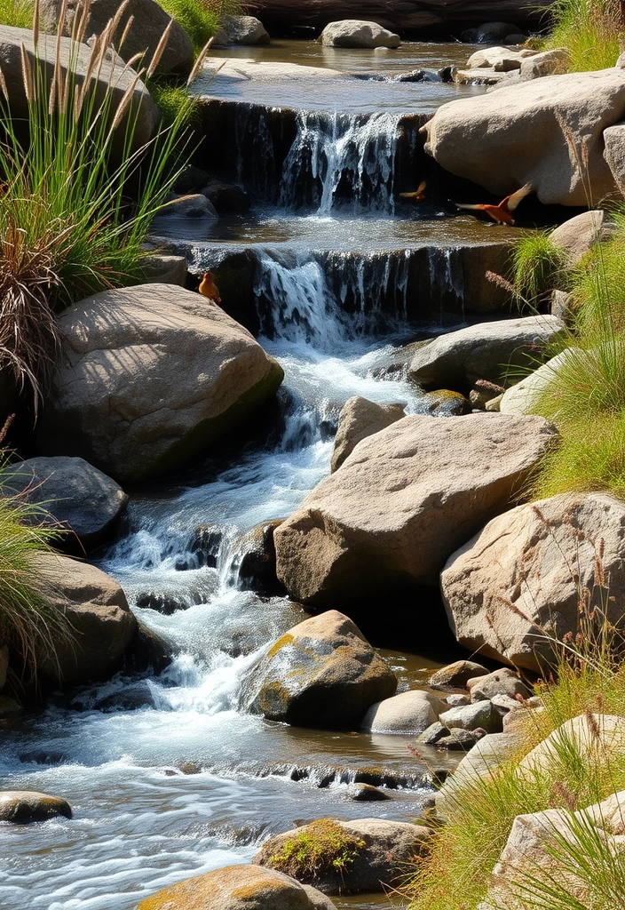 25 Small Garden Waterfalls Ideas That Will Transform Your Backyard into a Paradise! - 14. Natural Stream Waterfall