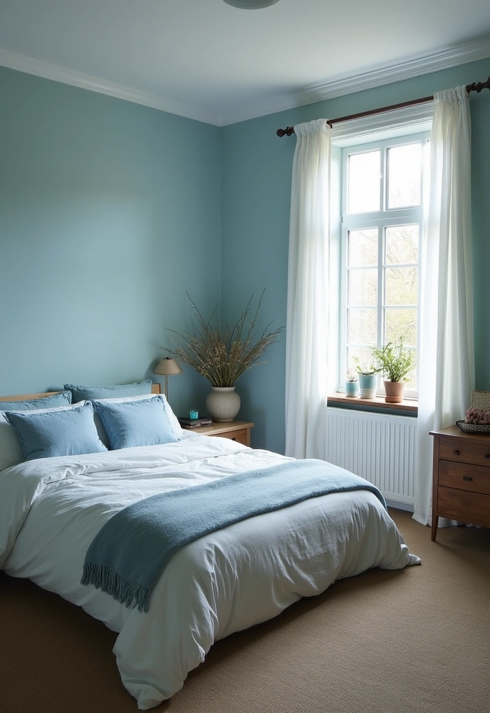 21 Best Paint Colors for North Facing Rooms That Will Transform Your Space! - 2. Dusty Blue