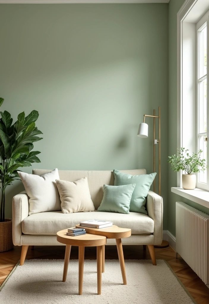 21 Paint Colors That Will Make Your Small Room Feel Like a Mansion! - 1. Soft Sage Green