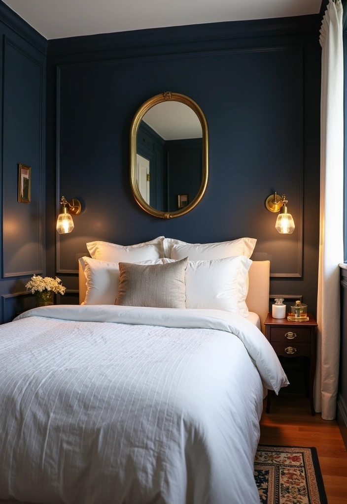 21 Paint Colors That Will Make Your Small Room Feel Like a Mansion! - 10. Deep Navy