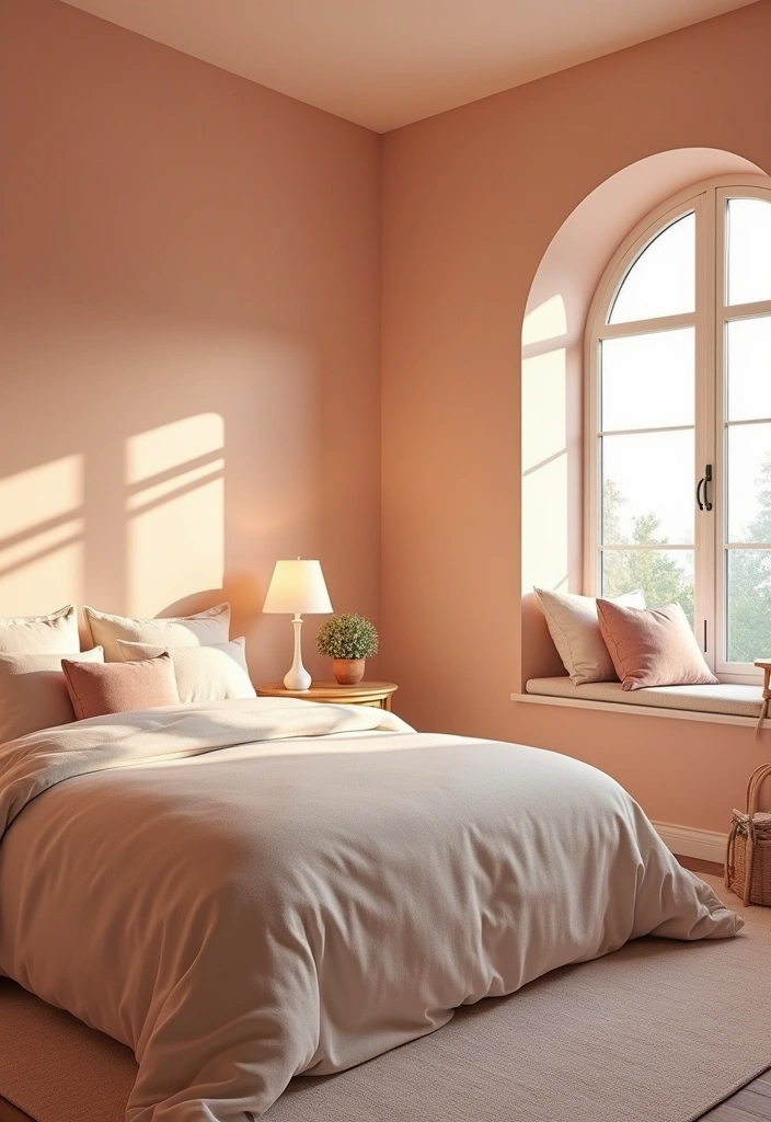 21 Paint Colors That Will Make Your Small Room Feel Like a Mansion! - 12. Soft Peach