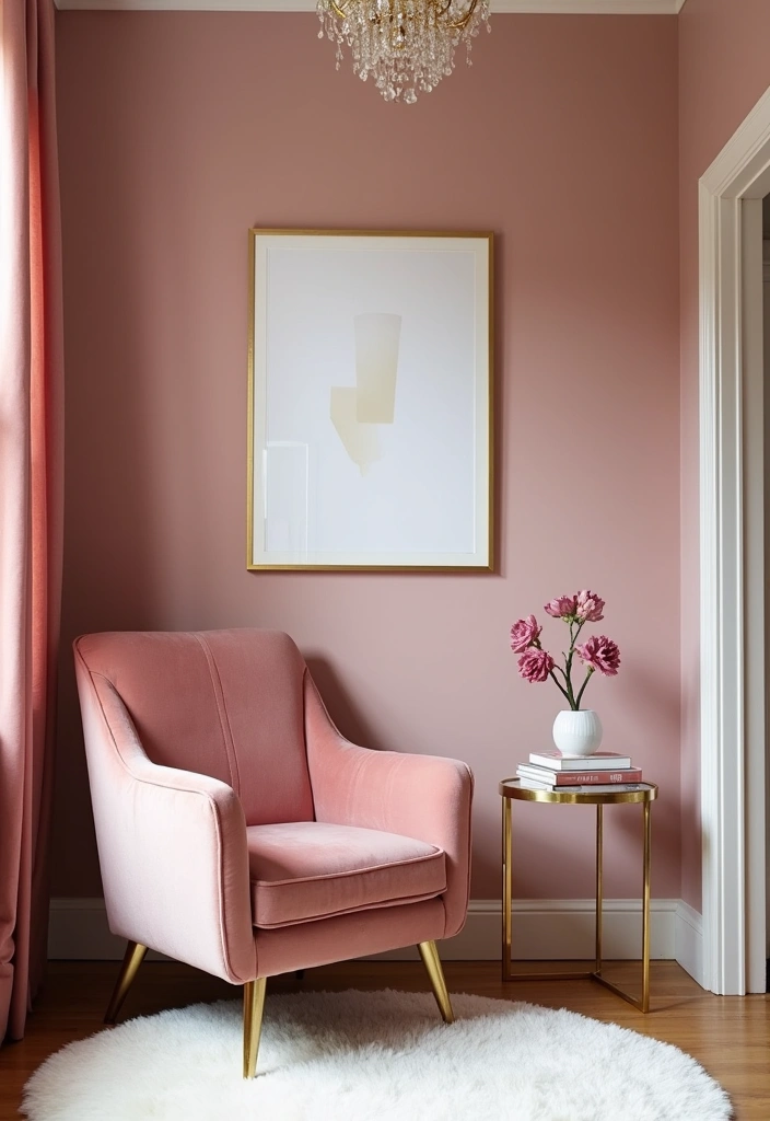 21 Paint Colors That Will Make Your Small Room Feel Like a Mansion! - 5. Dusty Rose