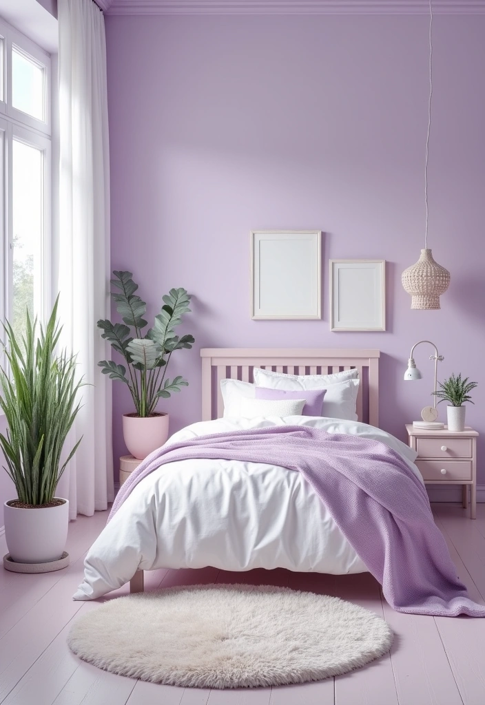 21 Paint Colors That Will Make Your Small Room Feel Like a Mansion! - 6. Light Lavender