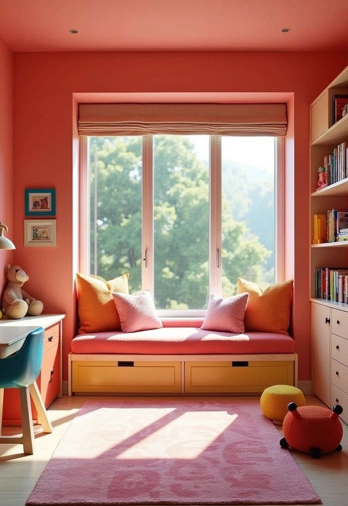 22 Best Paint Colors for Small Spaces That Will Change Everything! - 12. Coral: A Vibrant Statement