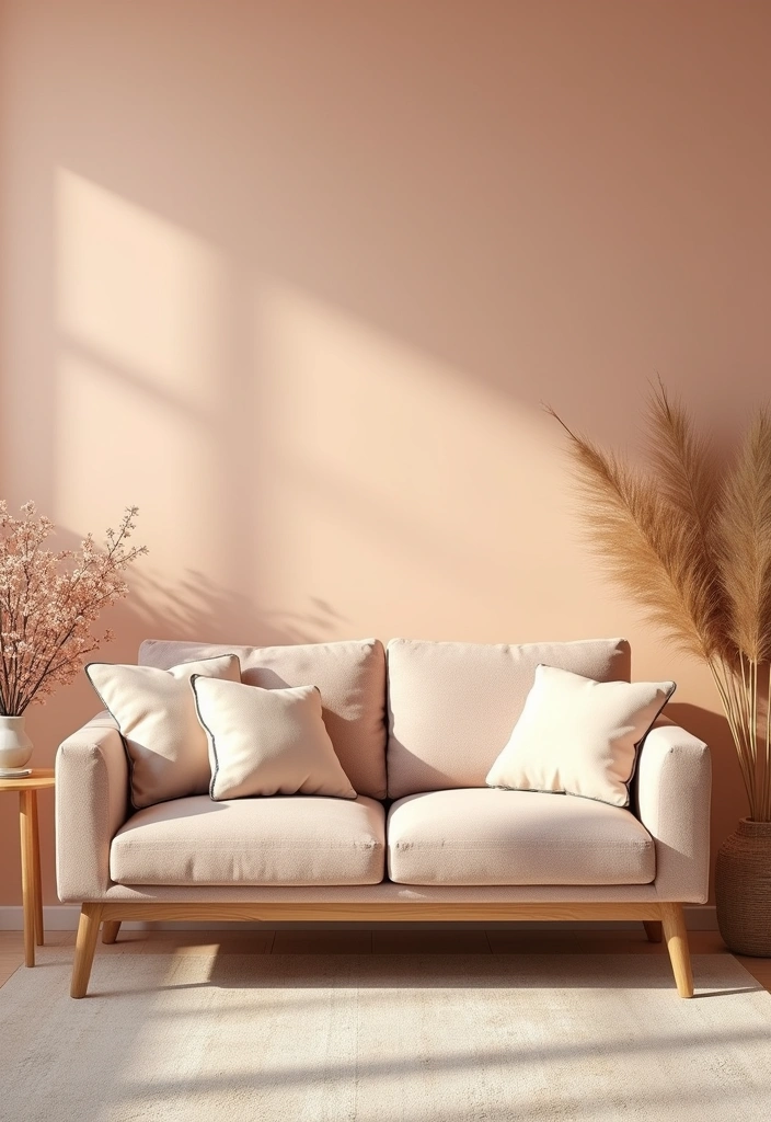 22 Best Paint Colors for Small Spaces That Will Change Everything! - 14. Soft Peach: Warm and Welcoming