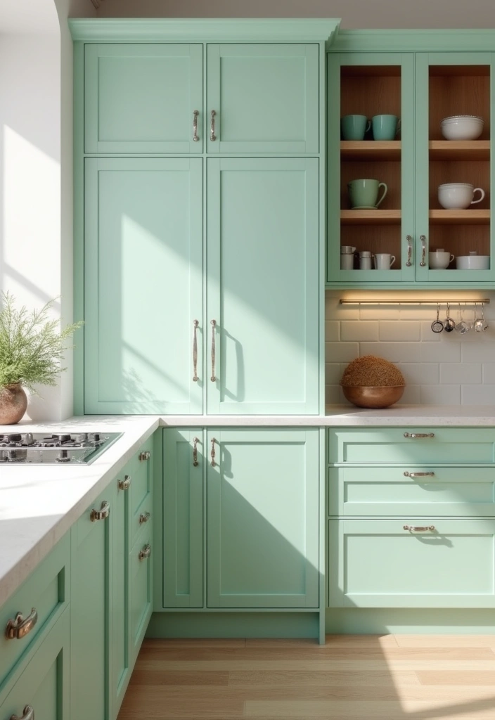 22 Stunning Paint Colors for Wooden Furniture That Will Transform Your Space! - 12. Chic Mint Green