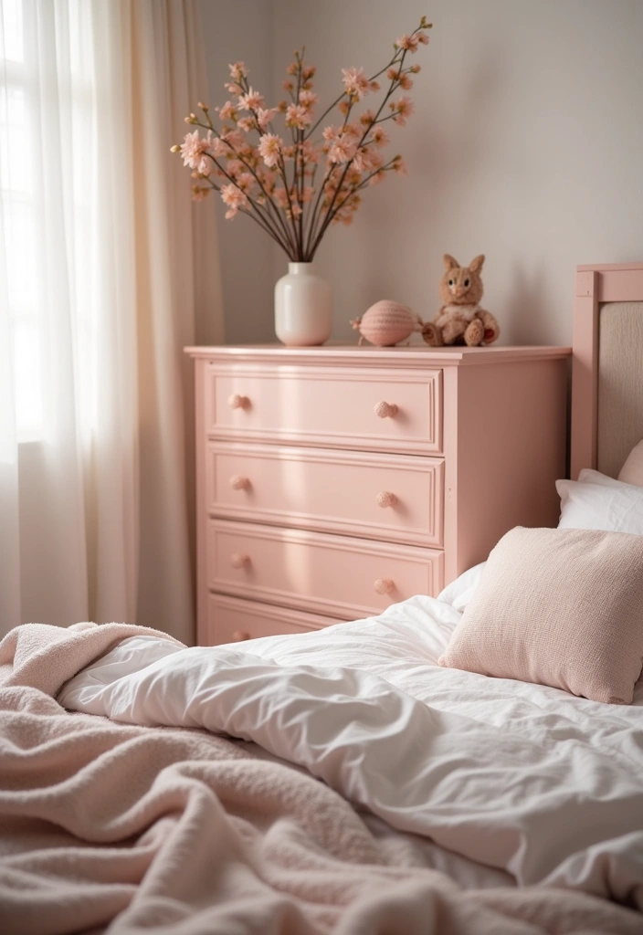 22 Stunning Paint Colors for Wooden Furniture That Will Transform Your Space! - 5. Soft Blush Pink