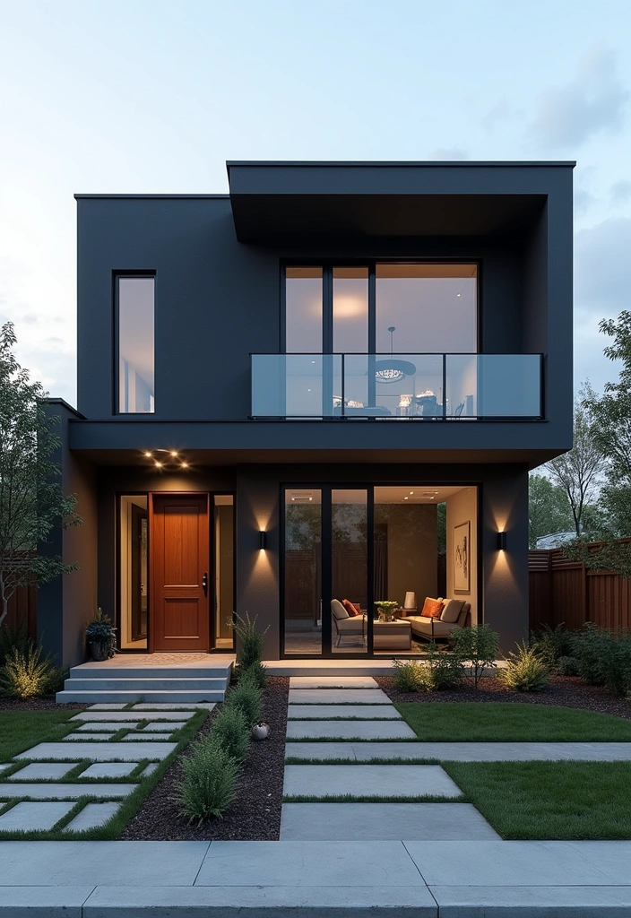 23 Best Paint Colors for Exterior of House That Will Make Your Neighbors Jealous! - 3. Bold Charcoal Gray