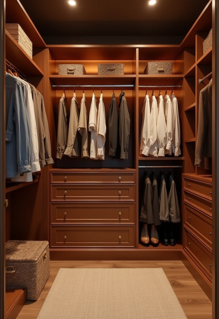 23 Best Paint Colors to Transform Your Closet Into a Stylish Sanctuary! - 19. Earthy Brown: Warmth and Stability