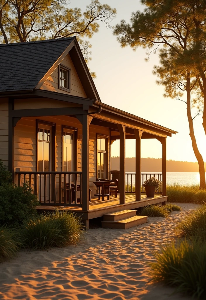 23 Inspiring Lake House Exterior Paint Colors That Will Make You Want to Move In! - 3. Warm Sand Beige