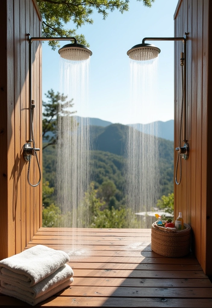 23 Outdoor Shower Ideas That'll Make You Dream of Summer (You Won't Believe #15!) - 15. The Ultimate Outdoor Shower