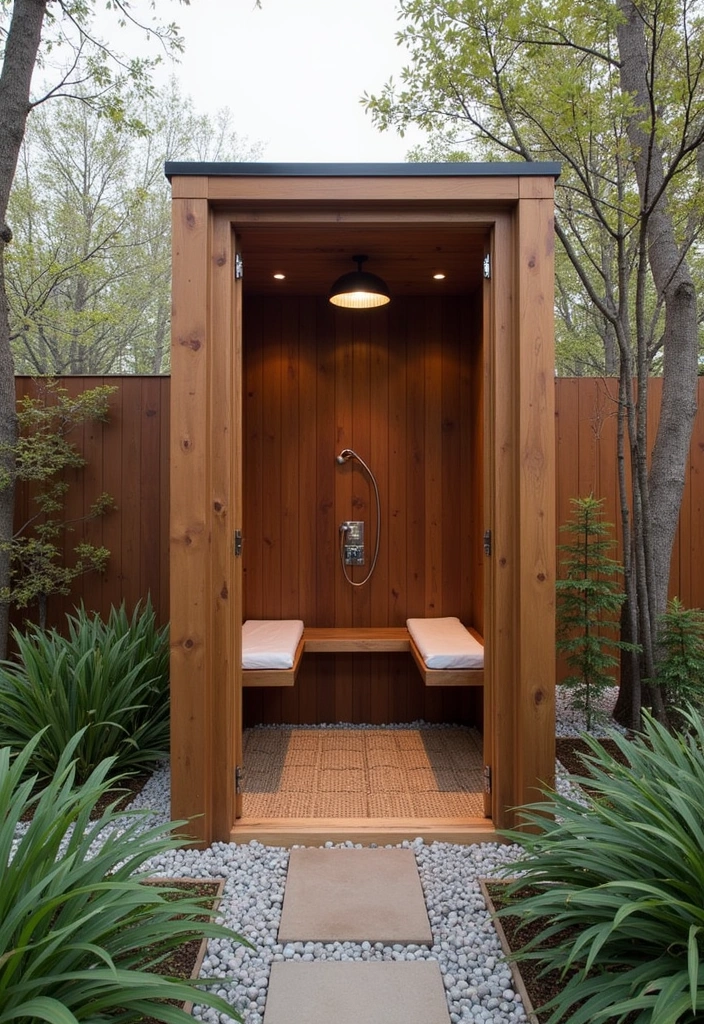 23 Outdoor Shower Ideas That'll Make You Dream of Summer (You Won't Believe #15!) - 21. All-Season Shower