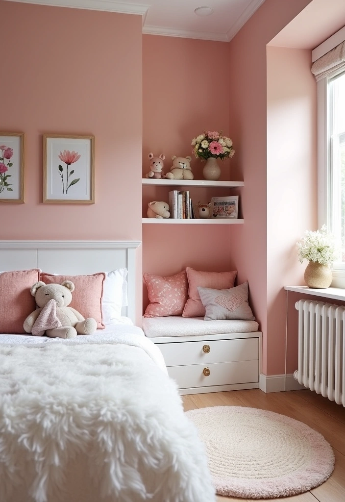 24 Best Paint Colors for Girls Room That'll Make Her Sparkle! - 19. Dusty Rose