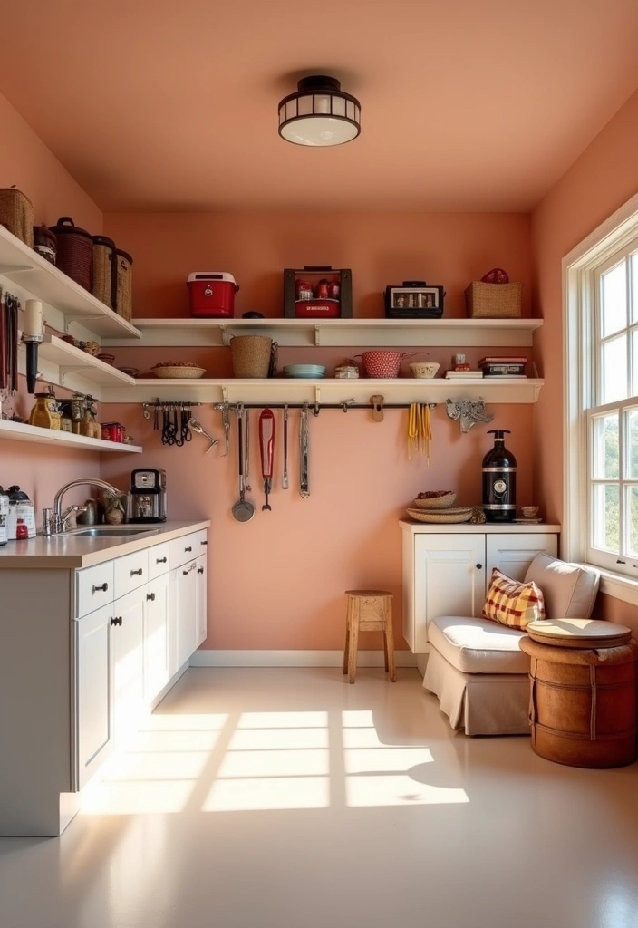 24 Best Paint Colors for Your Garage That Will Blow Your Mind! - 17. Gentle Peach