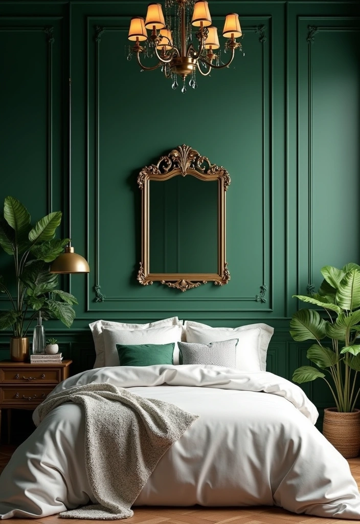 24 Jewel Tone Paint Colors That Will Transform Your Home into a Colorful Oasis! - 1. Deep Emerald Green