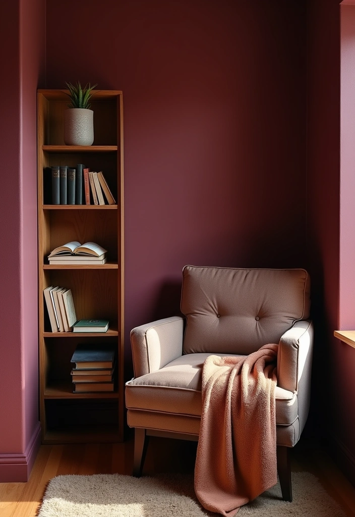 24 Jewel Tone Paint Colors That Will Transform Your Home into a Colorful Oasis! - 4. Rich Burgundy