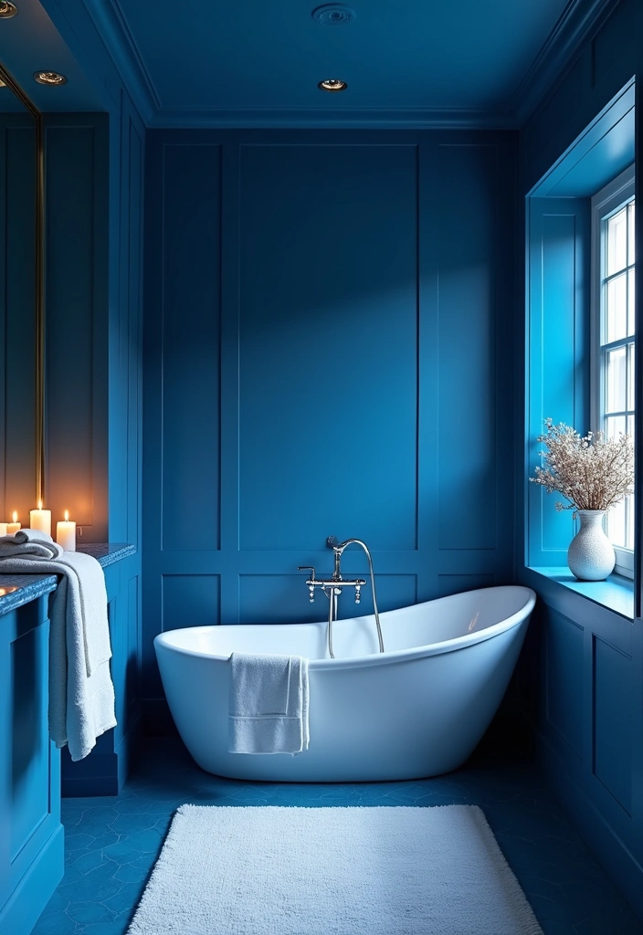 24 Jewel Tone Paint Colors That Will Transform Your Home into a Colorful Oasis! - 5. Sapphire Blue